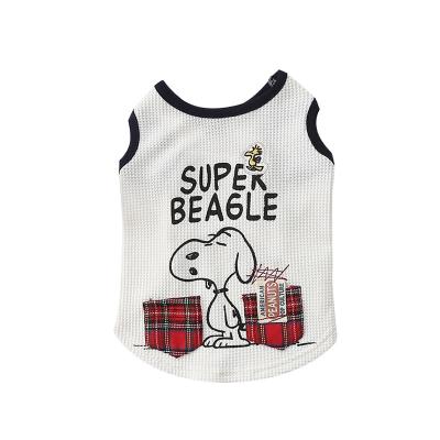 China Factory Wholesale Fashion Sustainable Pattern Printed Dog Clothes Breathable Comfortable Dog Summer Vest for sale