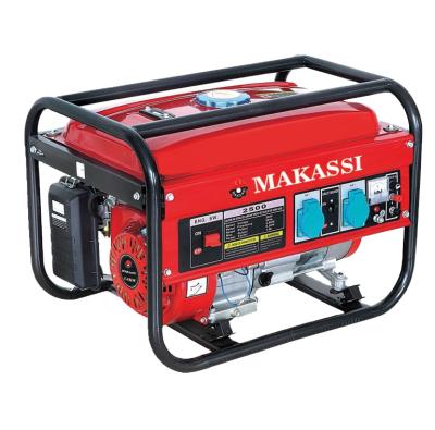 China Small Generator Supply Electric Power For Gasoline Generator Home Use MAKASSI 220-240 Gasoline Generator Portable Gasoline Generator for sale