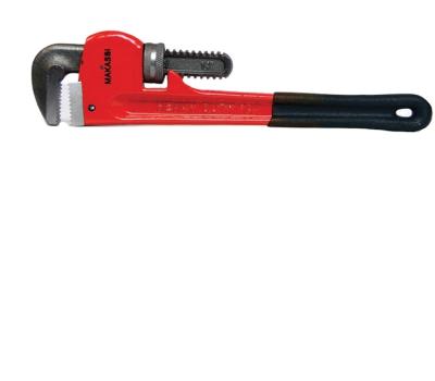 China Carbon Steel MAKASSI HOSE WRECH 8/200mm Adjustable Steel Pipe Wrench Pipe Wrench for sale