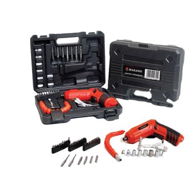 China MAKASSI 2021 Now 23 Pcs 36.5*29.5*46 Cordless Li-ion Screwdriver Set Drill Li-ion Lithium Battery Screwdriver Cordless Machine Tools for sale