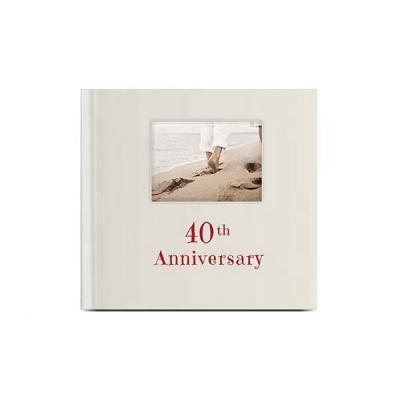 China Paper 40th Anniversary Photo Album Wedding Photo Album for sale