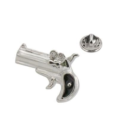 China Metal Pistol Gun Lapel Pin Badge for sale