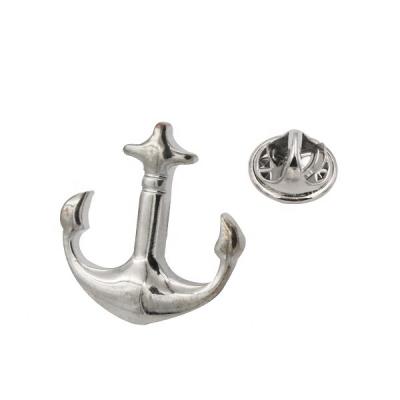 China Metal Anchor Lapel Pin Badge for sale