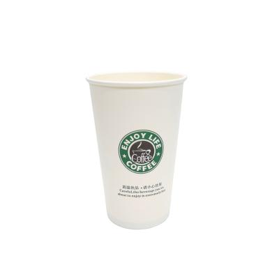 China Hot Sale New Style Biodegradable Custom Printed Disposable Paper Soup Cup 16oz for sale