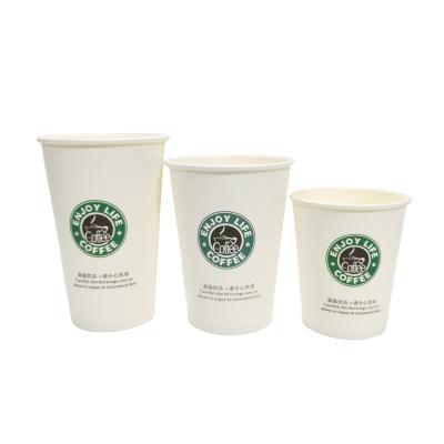 China Eco-Friendly Pla Biodegradable Disposable Double Liner Paper Cup With Logo 12oz Paper Cup for sale