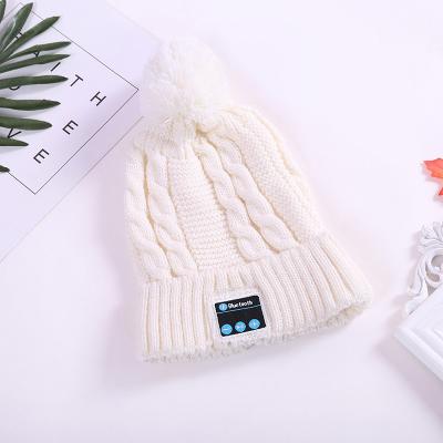 China Popular Knitted Smart Headband Fashion Sports Winter Hat Radio Earphone Music Knit Hat for sale