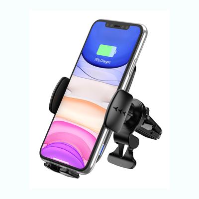 China 2021 Earphone 15W Trending Hot Voice Broadcast Prompt Perfuming Car Auto Fixing Wireless Charger for sale