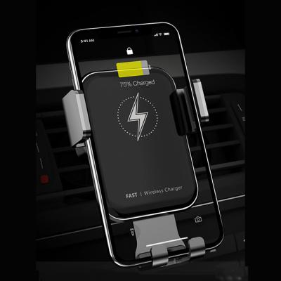 China 2020 Custom Logo Car Phone Mobile Phone Wireless Vicseed Car Charger Mount Qi Fast for sale