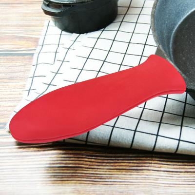 China Viable Insulation Non-slip Cap Handle Cookware Silicone Basket Handle Heat Resistant Protective Sleeve for sale