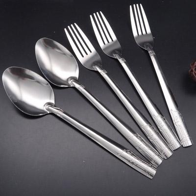 China Stainless Steel Cutlery Dinner Spoon Fork Tea Mocha Tea Mocha Tea Spoon Polish Stocked Packing Promotion Consumption Spoon for sale