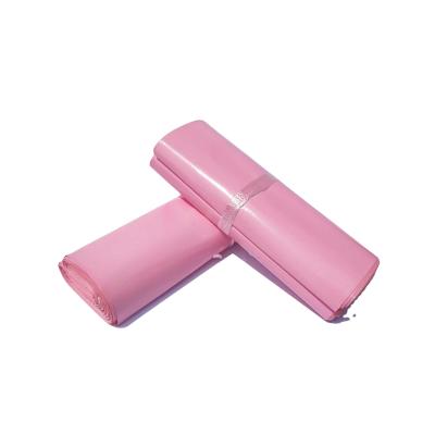 China Pink Tearproof Poly Mailers Express Courier Envelope Package Mailing Mailing Bags for sale