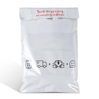 China Logo Design Mailer Envelope Custom White BIODEGRADABLE Cornstarch Packaging Mailing Bags For Mail for sale