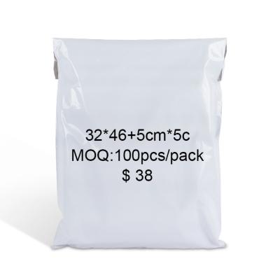 China Wholesale Promotional White Express Courier Mail Envelope Plastic Packaging Mailing Bag For Shipping for sale