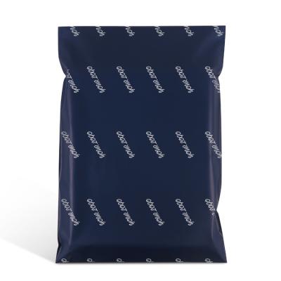 China Custom made high quality blue matte envelope polythene packaging bags express mailing for webshop for sale