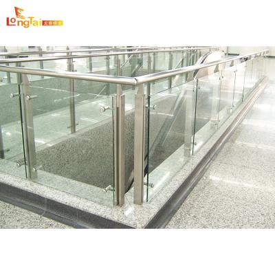 China Hotel Stainless Steel Glass Baluster 304 316 Balustrade For Balcony for sale