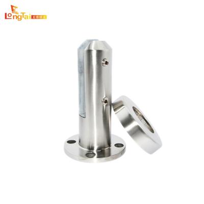 China Glass Railing Mini Hotel Stainless Steel Spigot Glass Post 18mm for sale