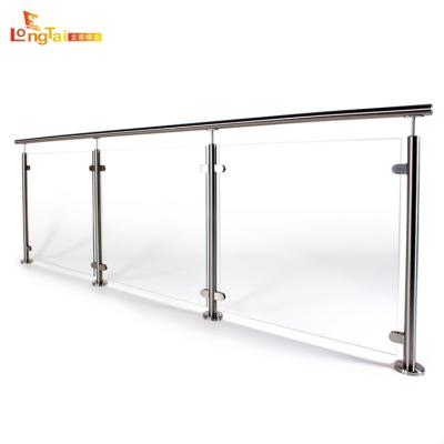 China Modern Outdoor Balcony Balustrade Railing Glass Railings for sale