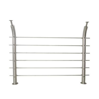 China Modern Easy Installation Stainless Steel Seamless Outdoor Crossbar Balustrade for sale