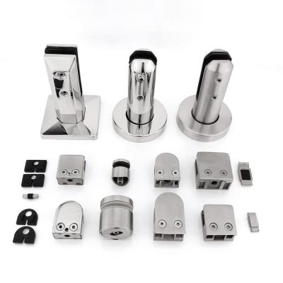 China Modern Stainless Steel Railings Balustrade Accessories Balustrade Glass Fence Fittings for sale