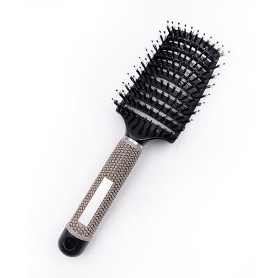 China Waterproof Customized Logo Nylon And Boar Bristle Hair Extensions Brush for sale