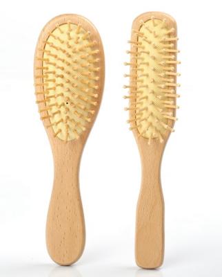 China Cushion Eco-friendly Natural Cheap Wooden Hair Brush for sale