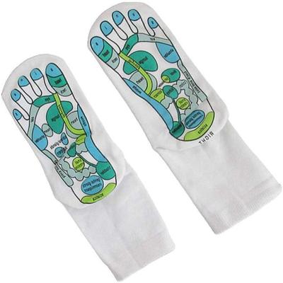 China Keep Healthy Acupressure Reflexology Socks With Massage Stick Foot Massager Knocks Five Toe Separate Therapy Massaging Socks for sale