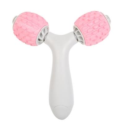 China New Bodybuilding Foam Y Axis Roller Body Massager Wheel Muscle Relaxer Massage Stick for sale