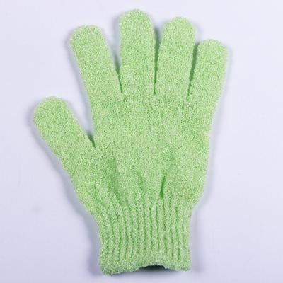 China Eco-friendly High Quality Nylon Exfoliating Bathing Gloves SPA Massage Shower Gloves for sale