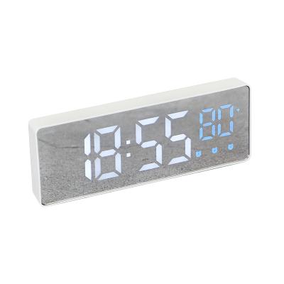 China Dropshipping Calendars Mirror Alarm Clock Nap Time Display Night Mode Shopify Vendor LED Digital Alarm Clock for sale