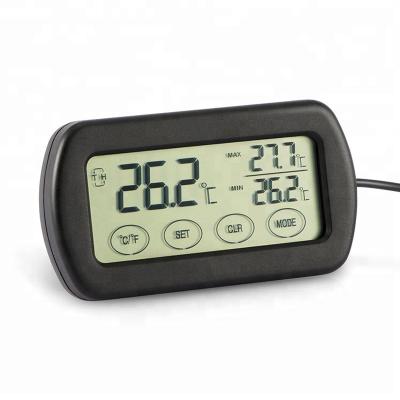 China ABS Plastic Digital Thermometer Hygrometer Humidity Meter with Max Min Record and Alarm Thermometer Hygrometer for sale