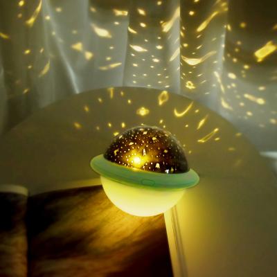 China Eco-friendly Wholesale Gift UFO Projector Night Lights For Kids Star Moon Night Light Projector for sale