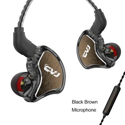 China Earhook OEM Metal Headset 3BA+1DD Hi-Fi Hybrid 10 Units Bass In Ear Monitor Earbuds for sale