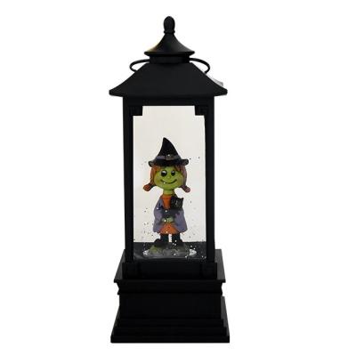 China Indoor Festival Decoration Halloween Light Water LED Water Snow Music Lantern For Sale for sale