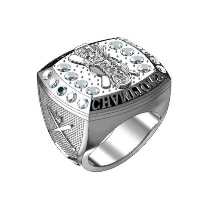 China professional & Custom Made High Quality Sports Sensitive Ring Design For Men Championship Ring Customized for sale