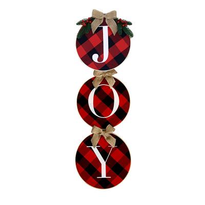 China 2021 Hot JOY Garland Wall Hanging Ornament Home Decor New Arrival Fashion Christmas Decoration Garland Door Garland for sale