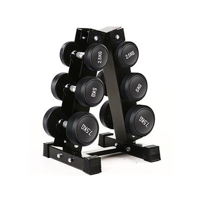 China Weight gym equipment fitness dumbbells set 2021 low price weightlifting fitness gym fitness equipment around head hex rubber dumbbell for sale