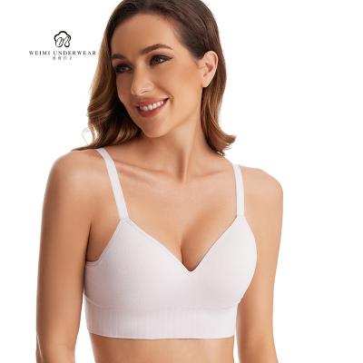 China Solid Color Sports Bras Comfortable Women's Underwear QUICK DRY Gently Lift Sexy Women Bra for sale