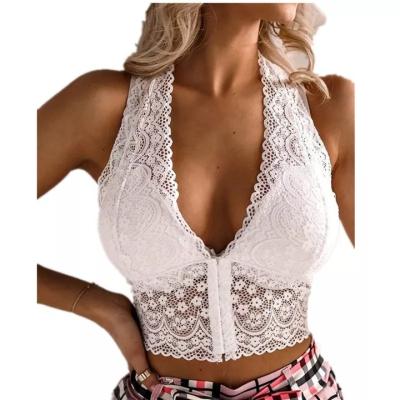 China QUICK DRY Vest Bodycon Strapless Backless Tops Female Camisoles Vintage Sexy Bandage Women Lace Up Push Up Bra for sale