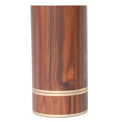 China Handmade High End Customized Design Matte Finish Wooden Round Wine Box for sale