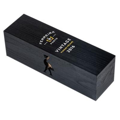 China Handmade Wholesale Custom Wooden Wine Box Luxury Logo Engraving Boxes for sale