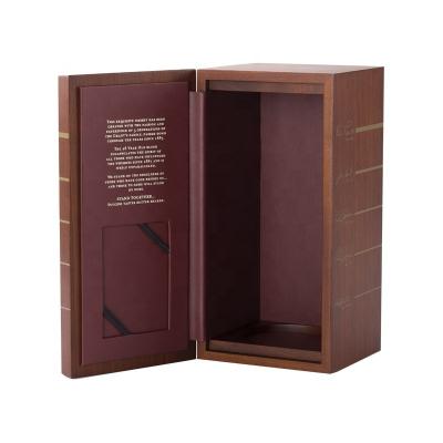 China Handmade High End Custom Wooden Wine Boxes Luxury Wooden Wine Package For Wine for sale