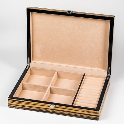 China Recycled Materials Factory Custom Jewelry Box With Wood Veneer For Gift Package for sale