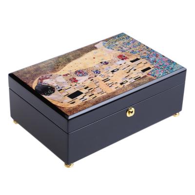 China UP& Bottom Lid Style Factory Custom Wooden Jewelry Box Wholesale For High End Market for sale