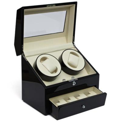 China Handmade High End Automatic Watch Display Box With Drawer For Luxury Brand for sale