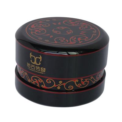 China Luxury Handmade Recycled Materials Round Wooden Watch Box For Watch Packaging for sale