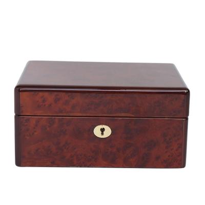 China Handmade Recycled Materials Wholesale Luxury Wooden Watch Box Packaging Storage Box for sale