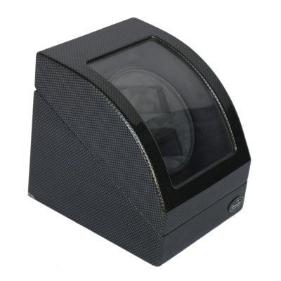 China 17 Years Luxury Automatic Watch Winder Black Box Factory Handmade With Carbon Fiber for sale