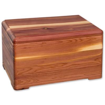 China Factory Sustainable Pet Cremation Urns Cedar Wood Wooden Urns for sale