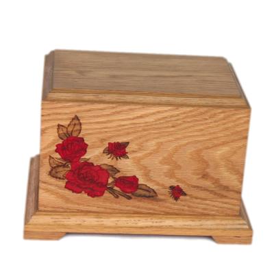 China American Style Over 20 Years Experiences Wooden Manufacturing Factory Provide Custom Stately Wooden Urn Ash Box for sale