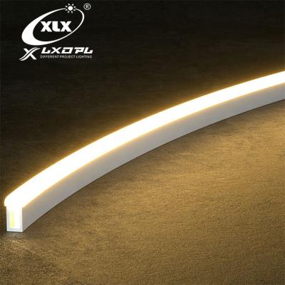 China Decoration / signage XLX thin lead neon cable IP65 5mm 12v 24v silicone led neon rope lighting for sale